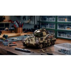 Nifeliz NF10315 King Tiger Tank Xếp hình lắp ráp ghép mô hình Xe tăng hạng nặng King Tiger