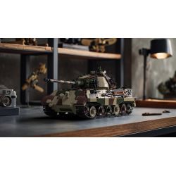 Nifeliz NF10315 King Tiger Tank Xếp hình lắp ráp ghép mô hình Xe tăng hạng nặng King Tiger