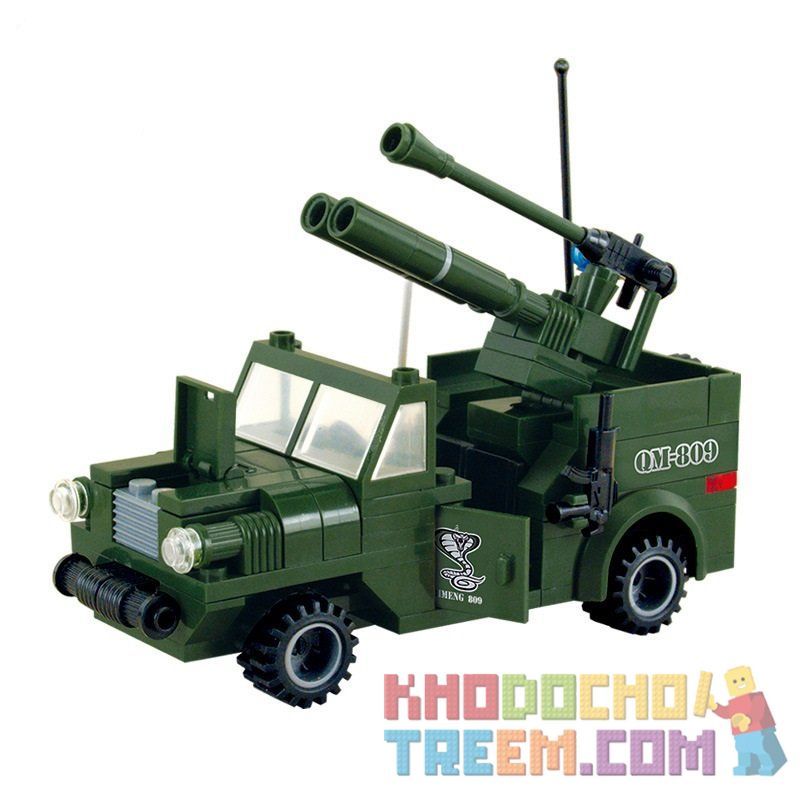 Enlighten 809 Qman 809 non  TẤN CÔNG ĐỘT NHẬP bộ đồ chơi xếp lắp ráp ghép mô hình Military Army COMBATZONES DETECTION OF MILITARY Quân Sự Bộ Đội 285 khối