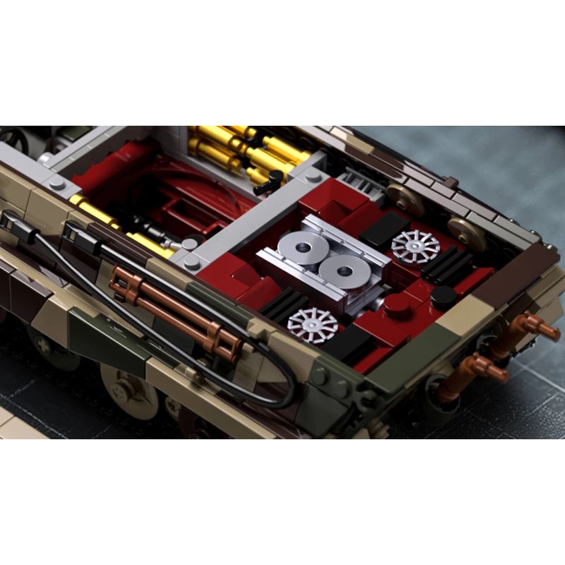 Nifeliz NF10315 King Tiger Tank Xếp hình lắp ráp ghép mô hình Xe tăng hạng nặng King Tiger