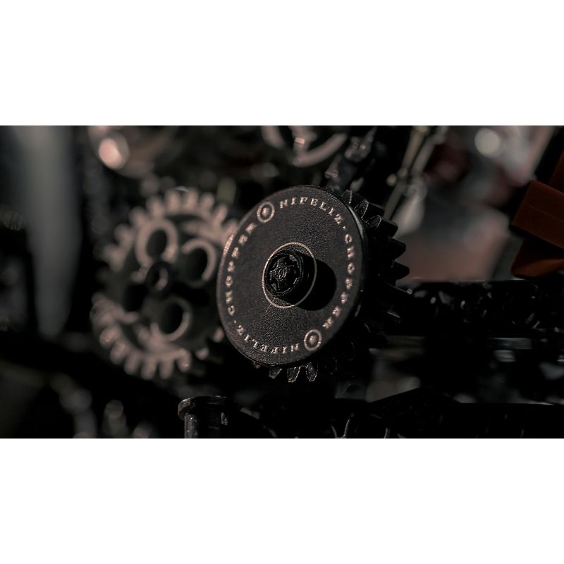 Nifeliz NF10308 Chopper Motorcycle Xếp hình lắp ráp ghép mô hình Xe máy tùy chỉnh theo phong cách retro của Mỹ