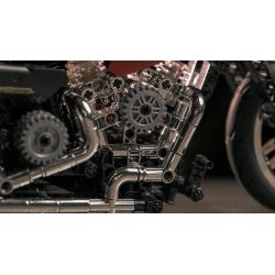 Nifeliz NF10308 Chopper Motorcycle Xếp hình lắp ráp ghép mô hình Xe máy tùy chỉnh theo phong cách retro của Mỹ