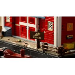 Nifeliz NF10314 Red Barn Xếp hình lắp ráp ghép mô hình chuồng đỏ