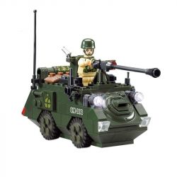 Enlighten 808 Qman 808 non  TIỀN ĐỒN bộ đồ chơi xếp lắp ráp ghép mô hình Military Army COMBATZONES OUTPOST Quân Sự Bộ Đội 187 khối