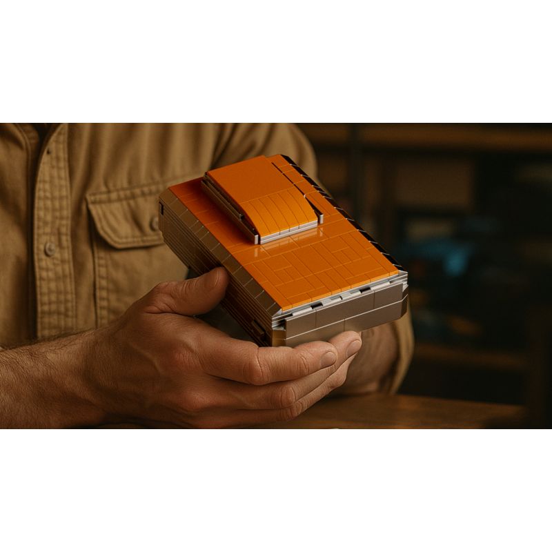 Nifeliz NF10303 Plexoid BX-70 Camera Xếp hình lắp ráp ghép mô hình Máy ảnh cổ điển Polaroid Plexoid BX-70