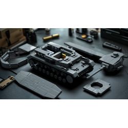 Nifeliz NF10312 Panzer IV G Military Tank Xếp hình lắp ráp ghép mô hình Xe tăng IV của Đức