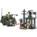 Enlighten 808 Qman 808 non Lego TIỀN ĐỒN bộ đồ chơi xếp lắp ráp ghép mô hình Military Army COMBATZONES OUTPOST Quân Sự Bộ Đội 187 khối