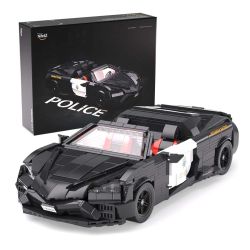 Nifeliz NF10257 Police Model Car Xếp hình lắp ráp ghép mô hình xe cảnh sát