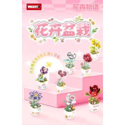 WOMA C2014 Xếp hình lắp ráp ghép mô hình câu chuyện hoa
