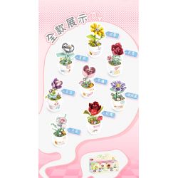 WOMA C2014 Xếp hình lắp ráp ghép mô hình câu chuyện hoa