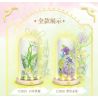 WOMA C2016 Eternal Flower Xếp hình lắp ráp ghép mô hình Ngôn ngữ hoa đèn đêm: Hoa hồng tím nở mãi