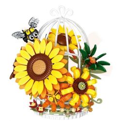 Forange FC8316 Xếp hình lắp ráp ghép mô hình hướng dương giữa hè