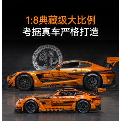 CaDA DoubleE C64008 Mercedes-AMG GT3 Xếp hình lắp ráp ghép mô hình Mercedes Benz AMG GT3