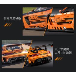 CaDA DoubleE C64008 Mercedes-AMG GT3 Xếp hình lắp ráp ghép mô hình Mercedes Benz AMG GT3