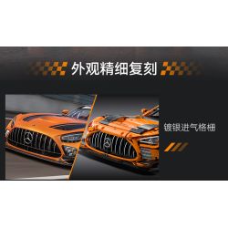 CaDA DoubleE C64008 Mercedes-AMG GT3 Xếp hình lắp ráp ghép mô hình Mercedes Benz AMG GT3