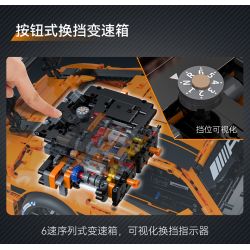 CaDA DoubleE C64008 Mercedes-AMG GT3 Xếp hình lắp ráp ghép mô hình Mercedes Benz AMG GT3