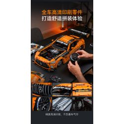 CaDA DoubleE C64008 Mercedes-AMG GT3 Xếp hình lắp ráp ghép mô hình Mercedes Benz AMG GT3