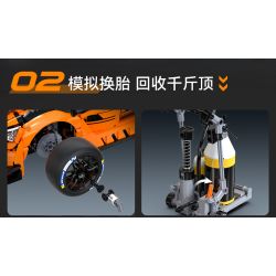 CaDA DoubleE C64008 Mercedes-AMG GT3 Xếp hình lắp ráp ghép mô hình Mercedes Benz AMG GT3