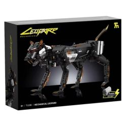 Takuki T1106 Dark Night Mechanical Leopard Xếp hình lắp ráp ghép mô hình Báo cơ khí đêm tối