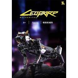 Takuki T1106 Dark Night Mechanical Leopard Xếp hình lắp ráp ghép mô hình Báo cơ khí đêm tối