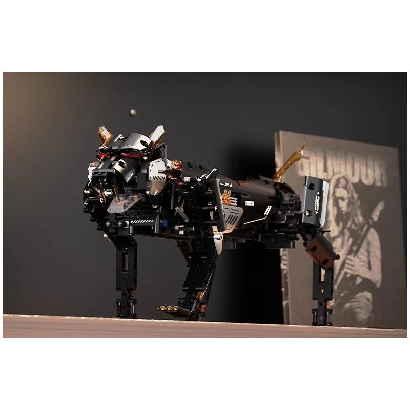 Takuki T1106 Dark Night Mechanical Leopard Xếp hình lắp ráp ghép mô hình Báo cơ khí đêm tối