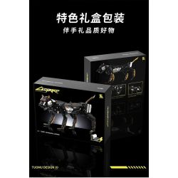 Takuki T1106 Dark Night Mechanical Leopard Xếp hình lắp ráp ghép mô hình Báo cơ khí đêm tối