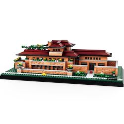 WANGE LIGAO Dr.Luck 5246 Robie House Chicago, America Xếp hình lắp ráp ghép mô hình Biệt thự Robin, Chicago, Hoa Kỳ