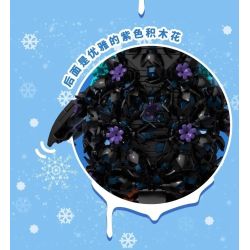 iambrick 31105 IceBloom Penguin Xếp hình lắp ráp ghép mô hình Chim cánh cụt hoa băng