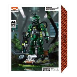 iambrick 30703 Xeno Striker Xếp hình lắp ráp ghép mô hình Người mắc bệnh dịch hạch