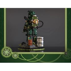 iambrick 30703 Xeno Striker Xếp hình lắp ráp ghép mô hình Người mắc bệnh dịch hạch