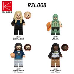 RZL RZL008 RZL R037 RZL R038 RZL R039 RZL R040 Xếp hình lắp ráp ghép mô hình Sứ giả hòa bình 4 loại nhân vật nhỏ