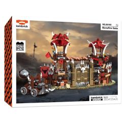 iambrick 30103 Bonefire Gate Xếp hình lắp ráp ghép mô hình Thẻ Đốt Xương