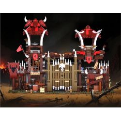 iambrick 30103 Bonefire Gate Xếp hình lắp ráp ghép mô hình Thẻ Đốt Xương