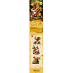 iambrick 31107 SquiRose Xếp hình lắp ráp ghép mô hình cây thông hoa hồng