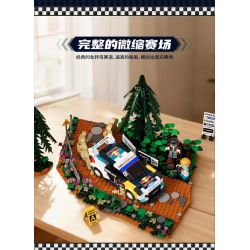 iambrick 50101 Drift Rush Xếp hình lắp ráp ghép mô hình Đua xe quanh các góc