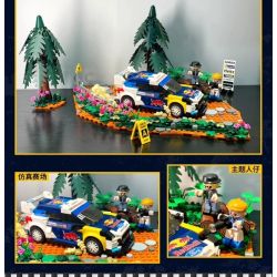 iambrick 50101 Drift Rush Xếp hình lắp ráp ghép mô hình Đua xe quanh các góc
