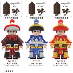 DY_Minifigs DY322 DY_Minifigs DY323 DY_Minifigs DY324 Xếp hình lắp ráp ghép mô hình Mô hình lính Nam Tống 3 loại