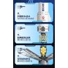 JAKI CK017 Long March 9 Rocket Xếp hình lắp ráp ghép mô hình Tên lửa Bình Minh Trường Chinh 9 tháng 3