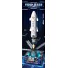 JAKI CK017 Long March 9 Rocket Xếp hình lắp ráp ghép mô hình Tên lửa Bình Minh Trường Chinh 9 tháng 3