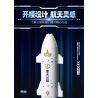 JAKI CK017 Long March 9 Rocket Xếp hình lắp ráp ghép mô hình Tên lửa Bình Minh Trường Chinh 9 tháng 3