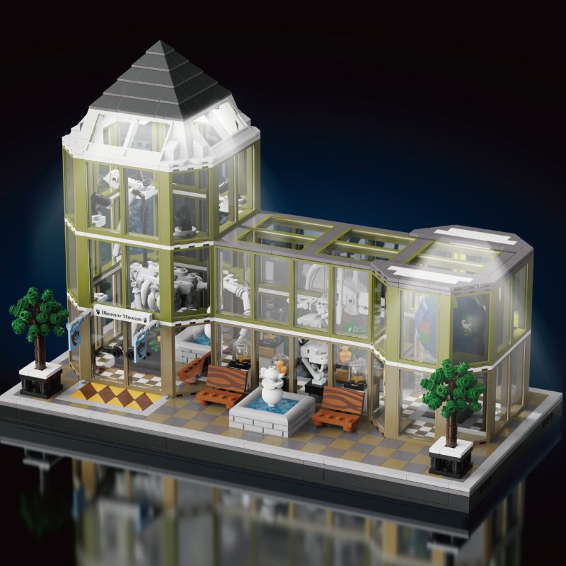 Xbert 66128 Dinosur Museum Xếp hình lắp ráp ghép mô hình Bảo tàng khủng long