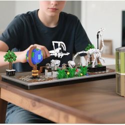 Xbert 66128 Dinosur Museum Xếp hình lắp ráp ghép mô hình Bảo tàng khủng long