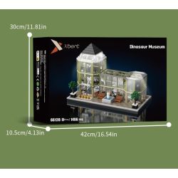 Xbert 66128 Dinosur Museum Xếp hình lắp ráp ghép mô hình Bảo tàng khủng long