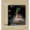 Xbert 66191 Deer In Bloom A Floral Fantasy Xếp hình lắp ráp ghép mô hình Nai sừng tấm