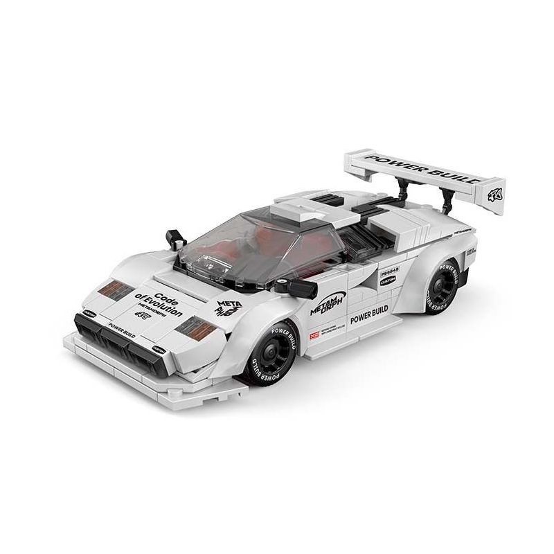 Pibo PB8845 Xếp hình lắp ráp ghép mô hình siêu xe Lamborghini Conach