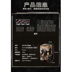 BLOKEES 71422 Xếp hình lắp ráp ghép mô hình Transformers Beyond: Phim 3 Megatron CC22