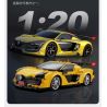 CaDA DoubleE C51094 Xếp hình lắp ráp ghép mô hình Renault SportRS.01 phiên bản điều khiển từ xa hai chế độ được lập trình 1:20