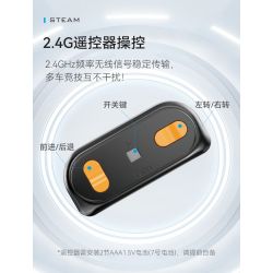 CaDA DoubleE C51095 Xếp hình lắp ráp ghép mô hình Renault 5 Maxi Turbo phiên bản điều khiển từ xa hai chế độ được lập trình 1:20