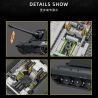 12GO 97019 E-100 Heavy Tank Xếp hình lắp ráp ghép mô hình Xe tăng hạng nặng E-100 1:28