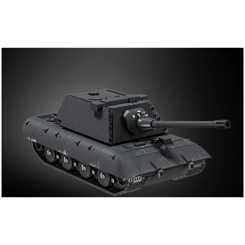 12GO 97019 E-100 Heavy Tank Xếp hình lắp ráp ghép mô hình Xe tăng hạng nặng E-100 1:28